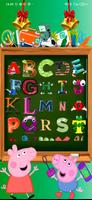 ABC KIDS - Alphabet الملصق