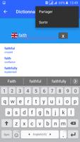 Dictionary English French captura de pantalla 1