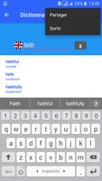 Dictionary English French capture d'écran 1