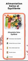 Alimentation saine équilibré 포스터