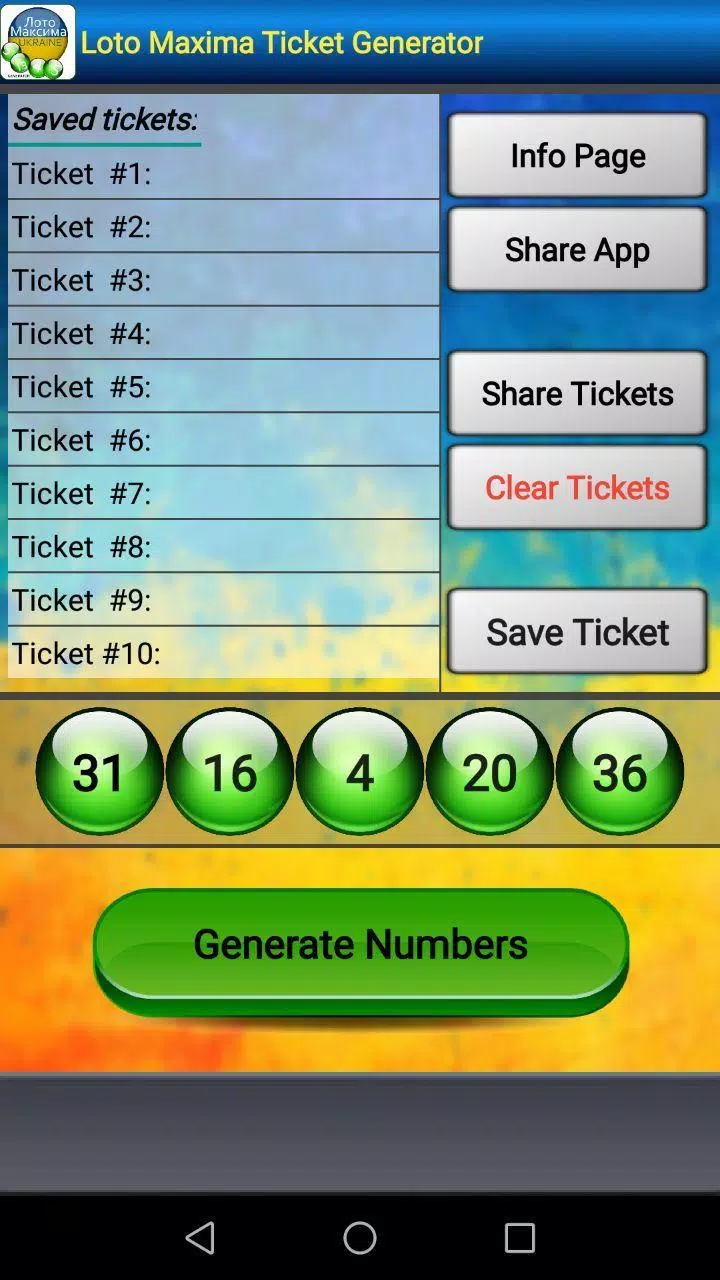 Loto Maxima Ticket Generator APK for Android Download
