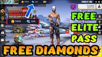 Diamonds for Free⌐╦╦═─⊕🔫Fire : Helper capture d'écran 2