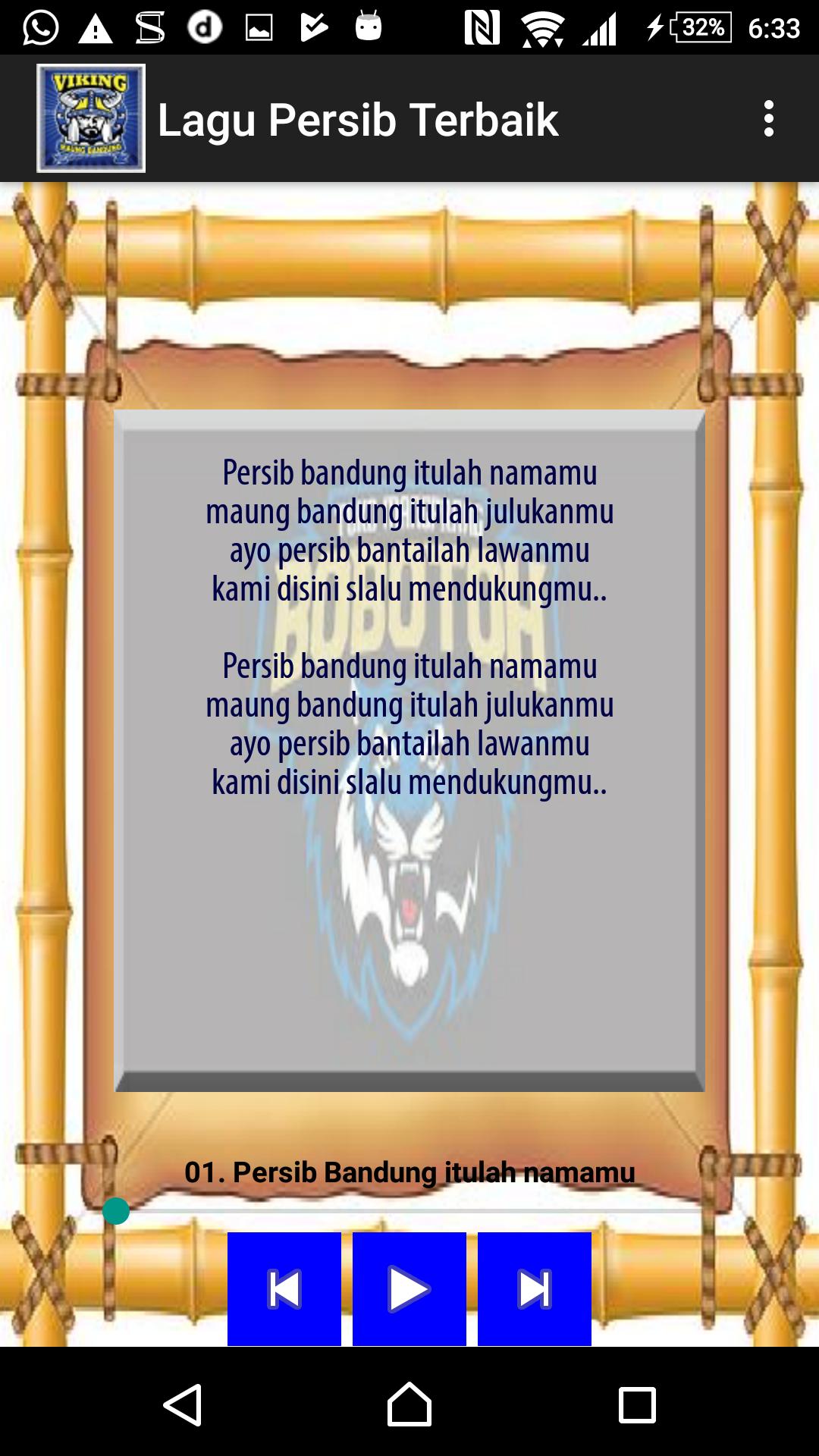 Lagu Persib Bandung Lirik - Dunia Belajar