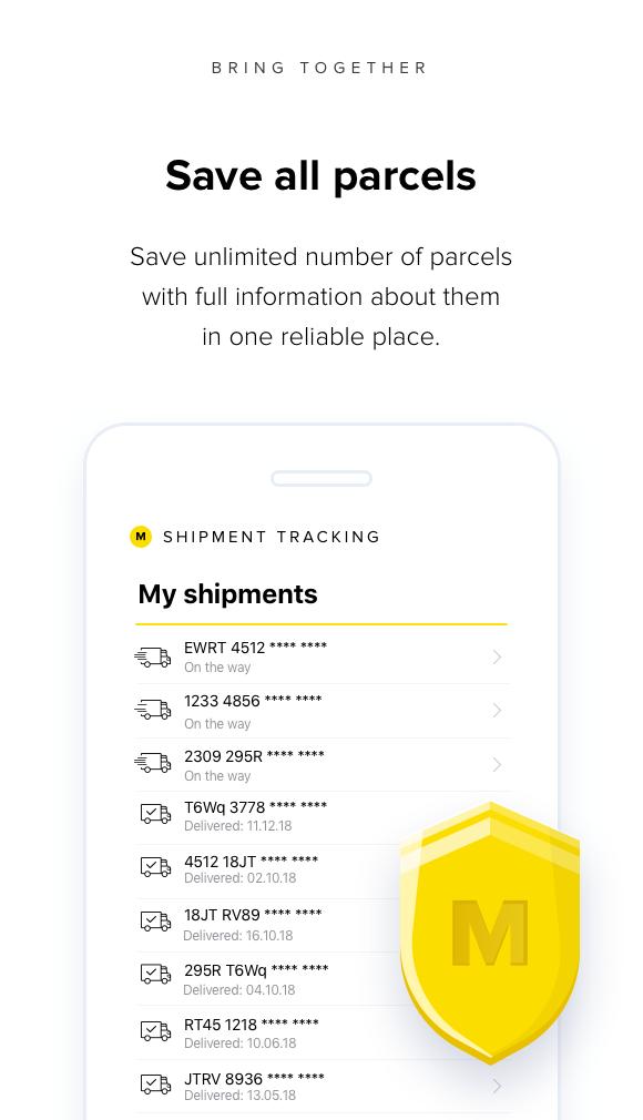 Megabonus – Finding your parcel by tracking number for Android - APK  Download