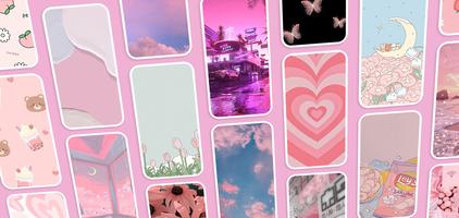 Pink Aesthetic Wallpaper Affiche