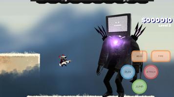 Skibydi toilet platform game الملصق