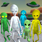 Alien Neighbor. Area 51 Escape ícone