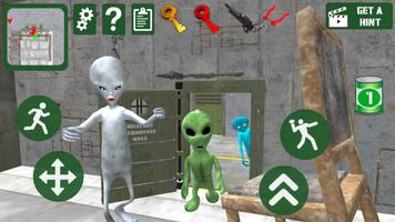 Alien Neighbor. Area 51 Escape Cartaz