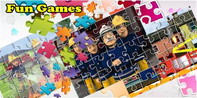 Jigsaw Puzzle Fireman Sam Game ảnh chụp màn hình 3