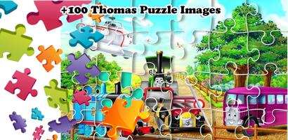 Jigsaw Puzzle Thomas Train Game Affiche
