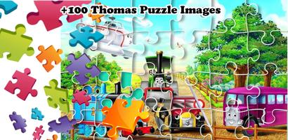 Jigsaw Puzzle Thomas Train Game Plakat