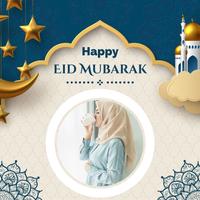 Eid Mubarak Photo Frame poster