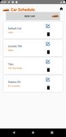 Car Schedule capture d'écran 1