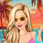 Beach Trip Girl Dress Up أيقونة