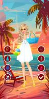 Beach Trip Girl Dress Up الملصق