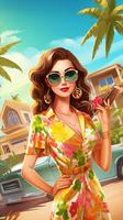 Tiger-Shopping Dress Up Game ภาพหน้าจอ 1