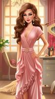 Girl Dress Up Poster