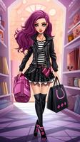 High Monster Shopping poster