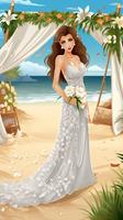 Beach Wedding Dress Up 海报