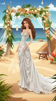 Beach Wedding Dress Up 截图 2