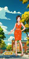 College Girl Dress Up screenshot 3