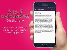 Mathematics Dictionary imagem de tela 3