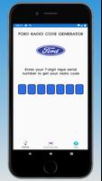 Ford Radio Code poster