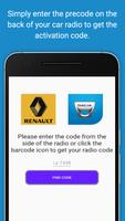 3 Schermata Radio Code for Renault Dacia