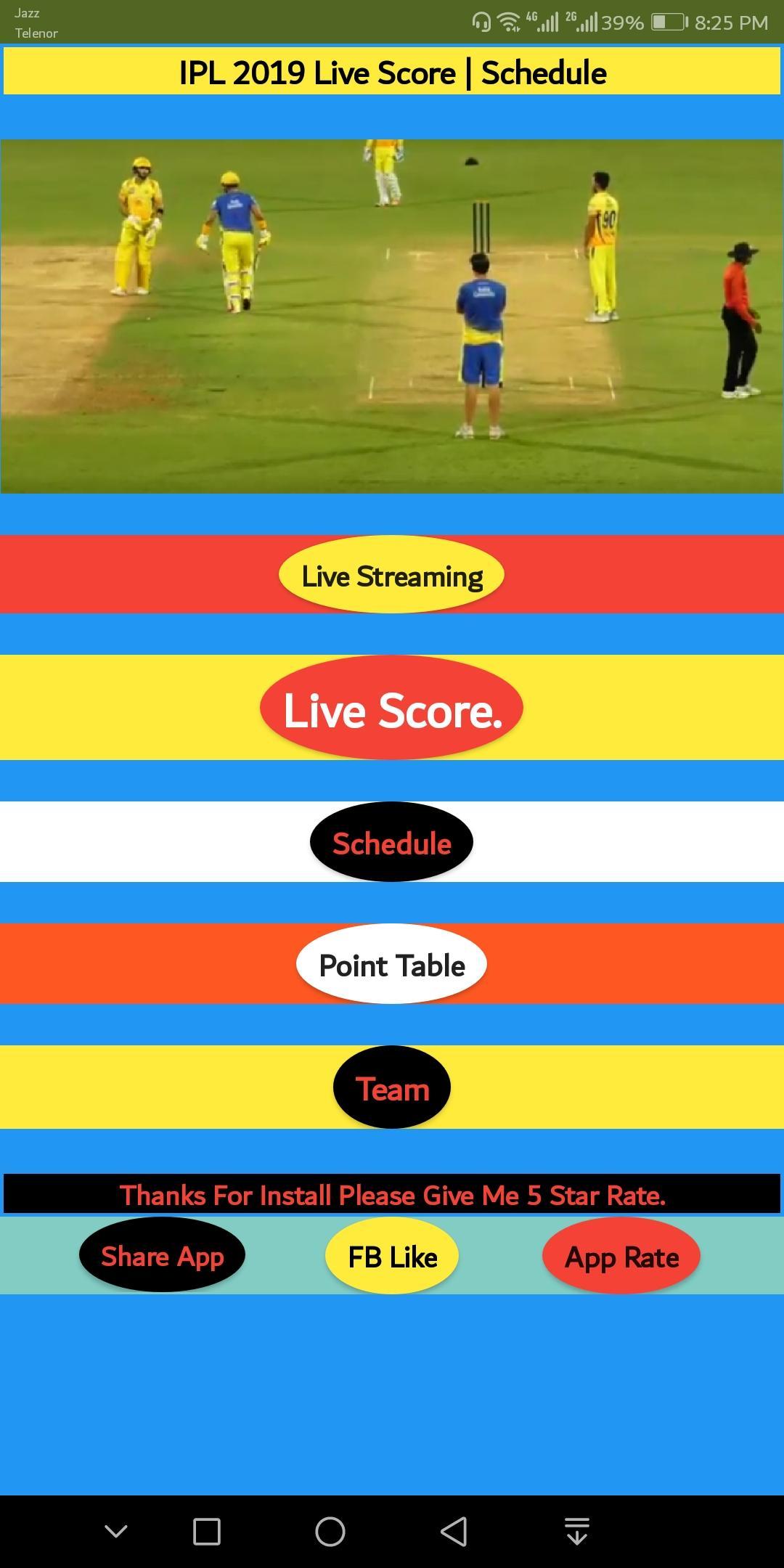 live ipl streaming 2019