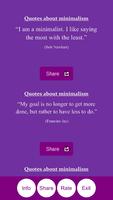 Quotes about minimalism screenshot 1