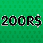 200 robux ícone