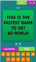 60 robux poster