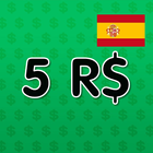 5 robux en Español icono