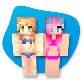 Swimsuits Girl Skins for Minecraft PE