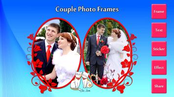 Couple Photo Frames الملصق