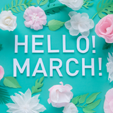 hello march Zeichen