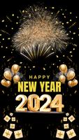 happy new year wishes 2025 پوسٹر