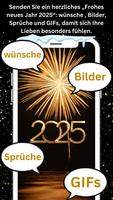 frohes neues jahr 2025 Plakat