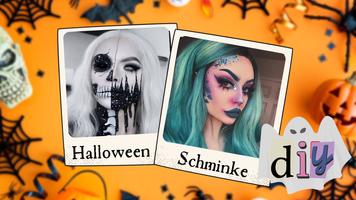 halloween schminke الملصق