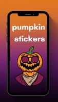pumpkin stickers ポスター