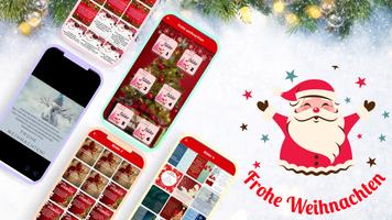 frohe weihnachten bilder постер