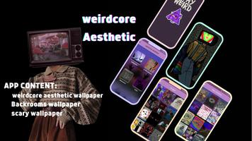 weirdcore aesthetic wallpaper Plakat