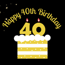 happy 40th birthday wishes APK