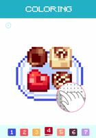 Food Pixel Art Color By Number captura de pantalla 3