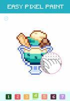 Food Pixel Art Color By Number captura de pantalla 2