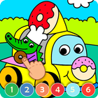 Dinosaur Color - Color By Number icon