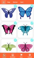 Butterfly Color By Number poster