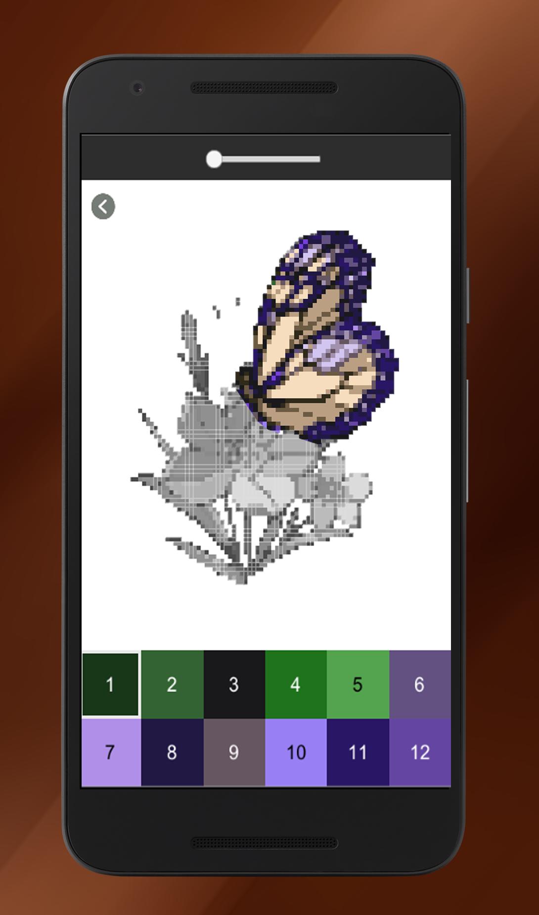 Pixel Art Papillon Couleur Par Numéro Pour Android