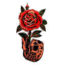 Red Roses Tattoo Pixel Art Color By Number APK