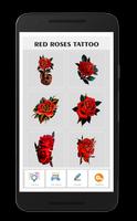 Red Roses Tattoo Pixel Art Color By Number poster